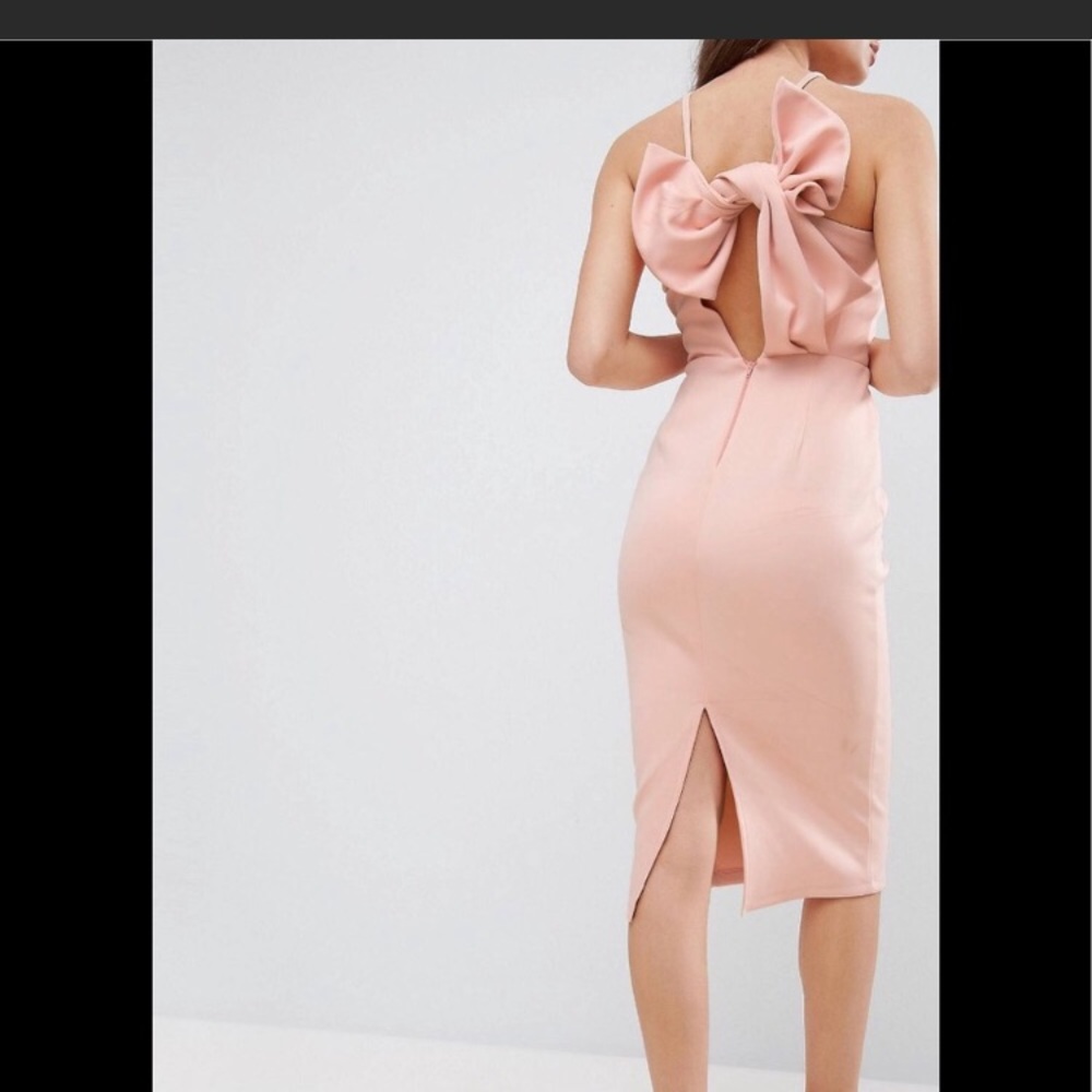 🛑SOLD ASOS Bow back dress 🛑
